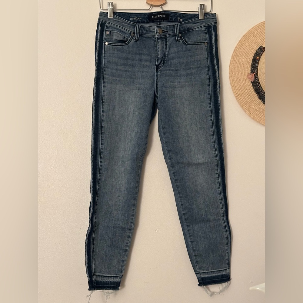 Liverpool Dark Blue Women's Skinny Jeans
